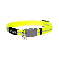 Rogz Alleycat Safeloc Collar Dayglo