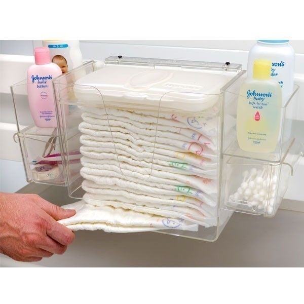 nappy caddy for change table