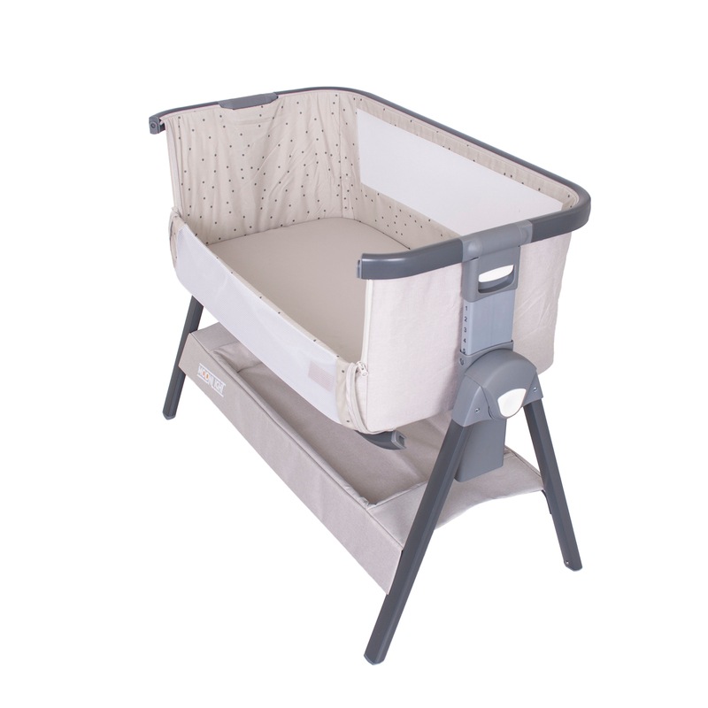 childcare snuggle time co sleeper bassinet storm cloud