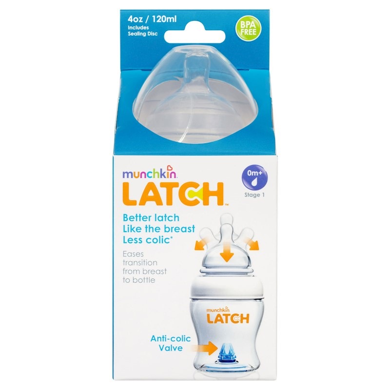 Munchkin Latch 120mL Bottle - 1 pack | Buy Baby Bottles - 0735282156250 Munchkin Latch 120mL Bottle - 1 pack | Buy Baby Bottles - 0735282156250