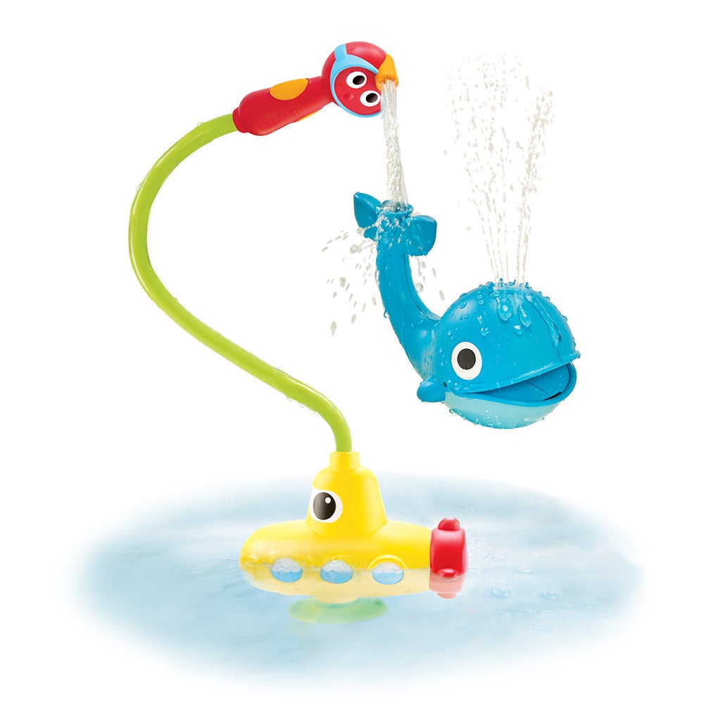 Yookidoo Battery Operated Baby Bath Toy Submarine Spray Whale For 2 - 6 Yrs