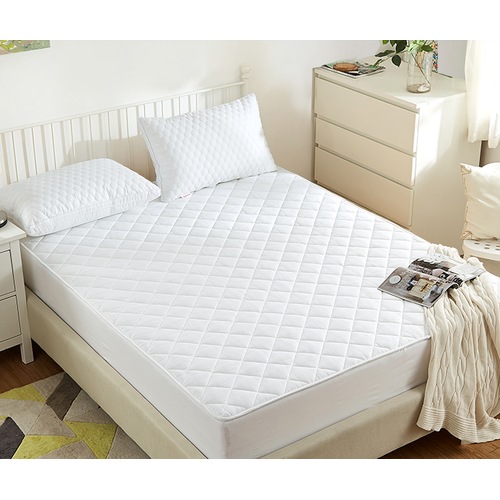 Cotton Fitted Waterproof Mattress Protector in 7 Sizes MyDeal