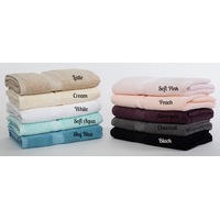 7 Pieces Egyptian Cotton Bath Towel or Bath Sheet Set 650GSM 10 Colors