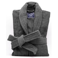 Luxury 400GSM 100% Egyptian Cotton Terry Towelling Bathrobe One Size Fits Most 2 Colors
