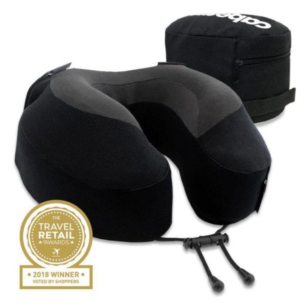 Cabeau Evolution® S3 Memory Foam Neck Travel Pillow Jet Black
