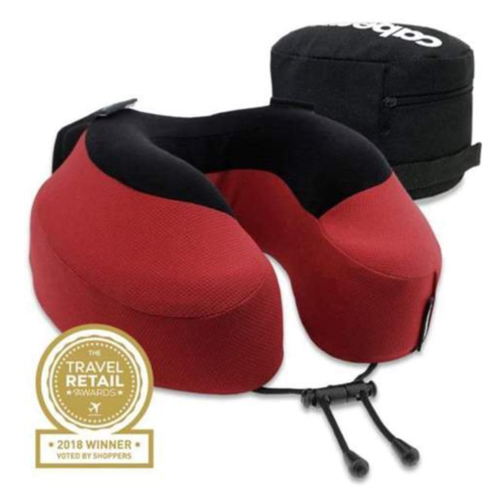 Cabeau Evolution® S3 Memory Foam Neck Travel Pillow Red