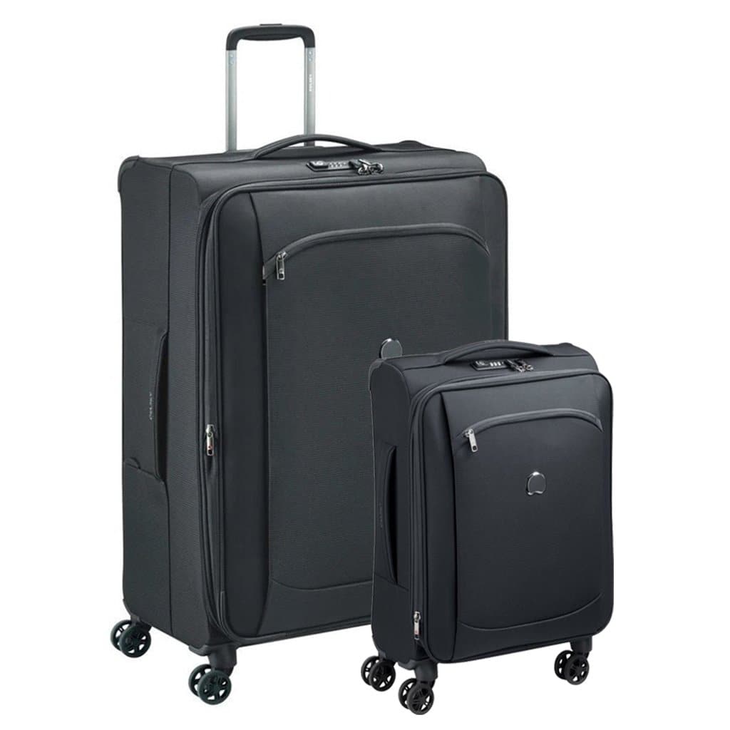 delsey black suitcase