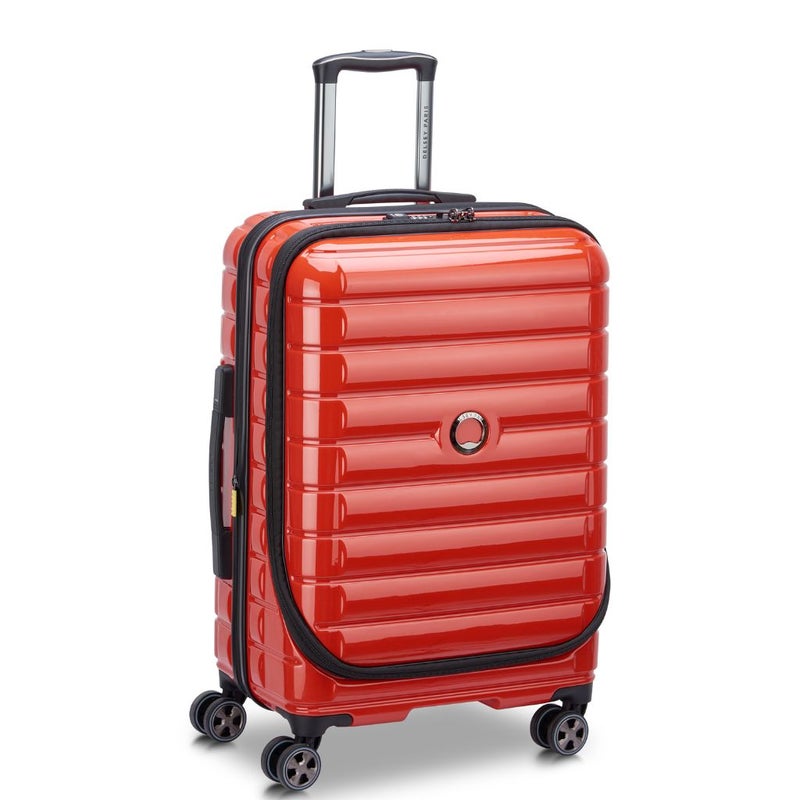 Buy Delsey Shadow 66cm Top Loader Medium Luggage - Red - MyDeal