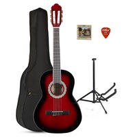 Axiom Children's Guitar Pack - 3/4 Size Red