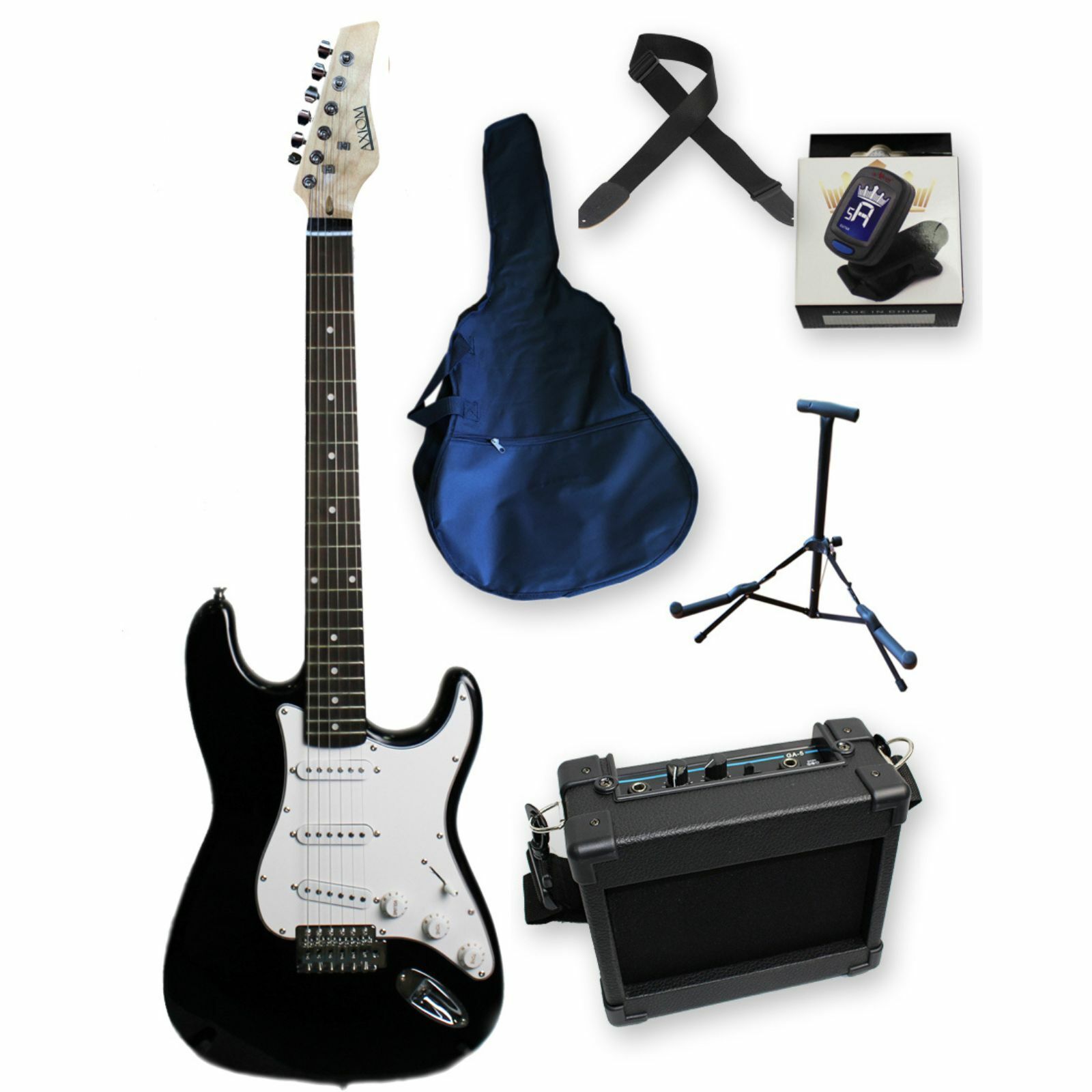 Axiom Discovery Beginner Electric Guitar Pack Bla