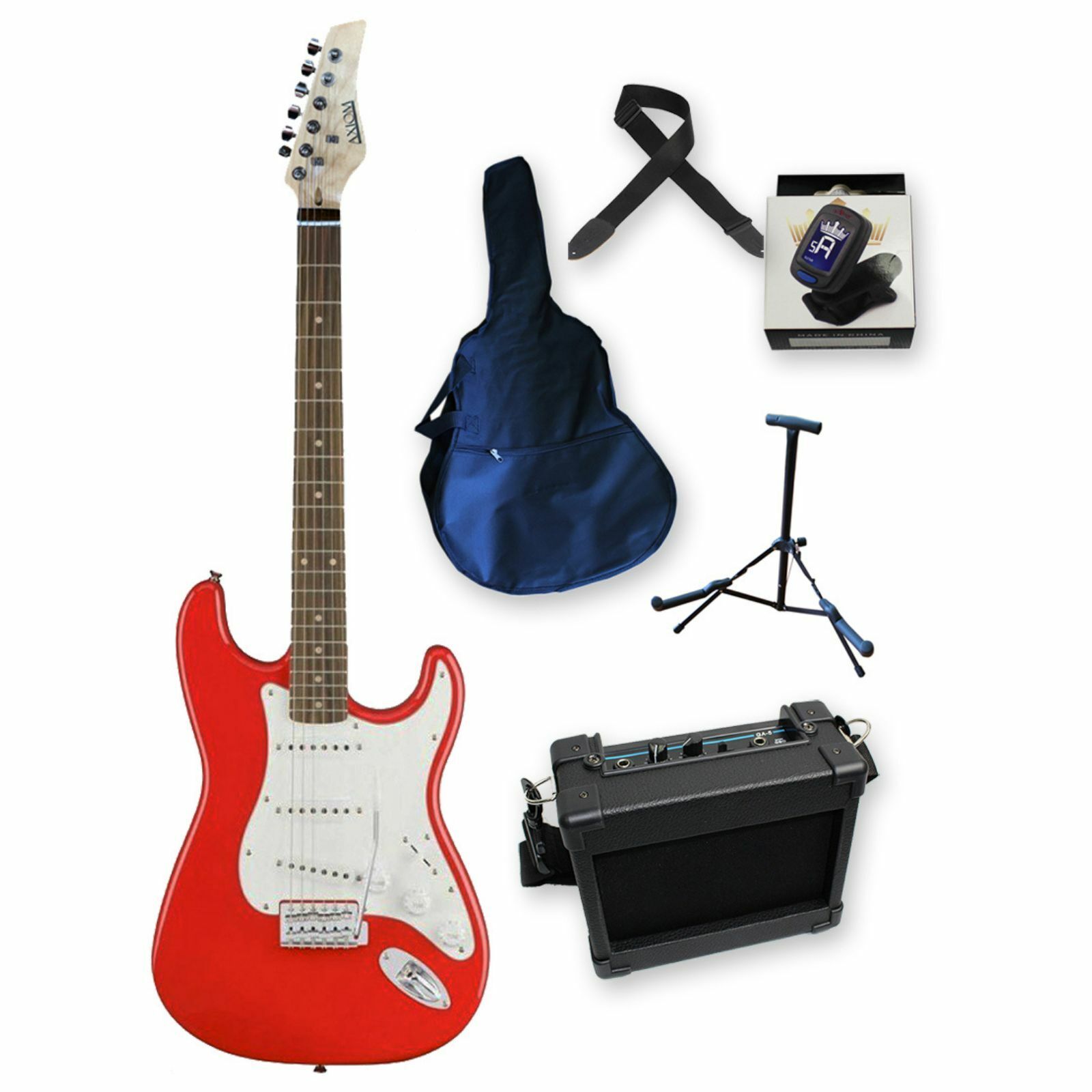Axiom Discovery Beginner Electric Guitar Pack Red