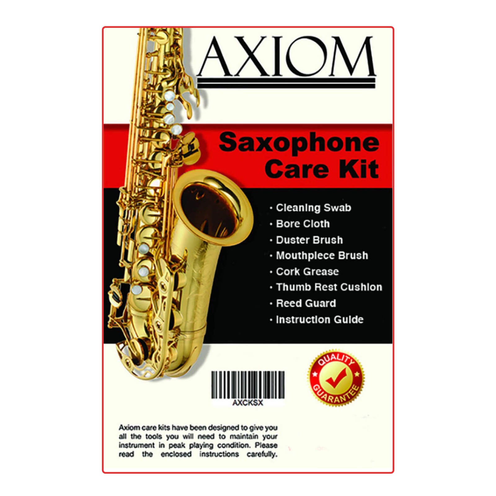 Axiom Saxophone Cleaning Kit