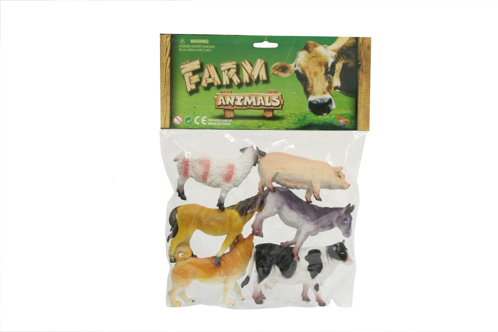 Farm Animals Figure Set (6pcs)