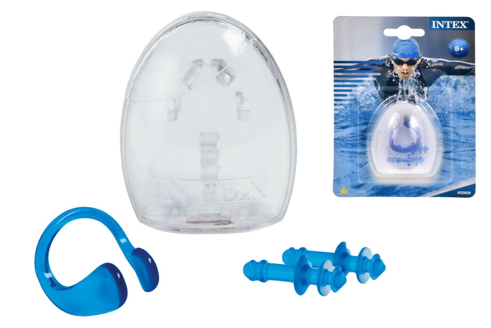 Intex Ear Plugs & Nose Clip Combo Set