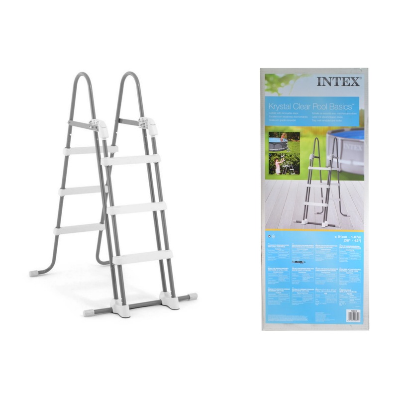 Buy Intex Pool Ladder with Removable Steps (91cm to 1.07m) MyDeal