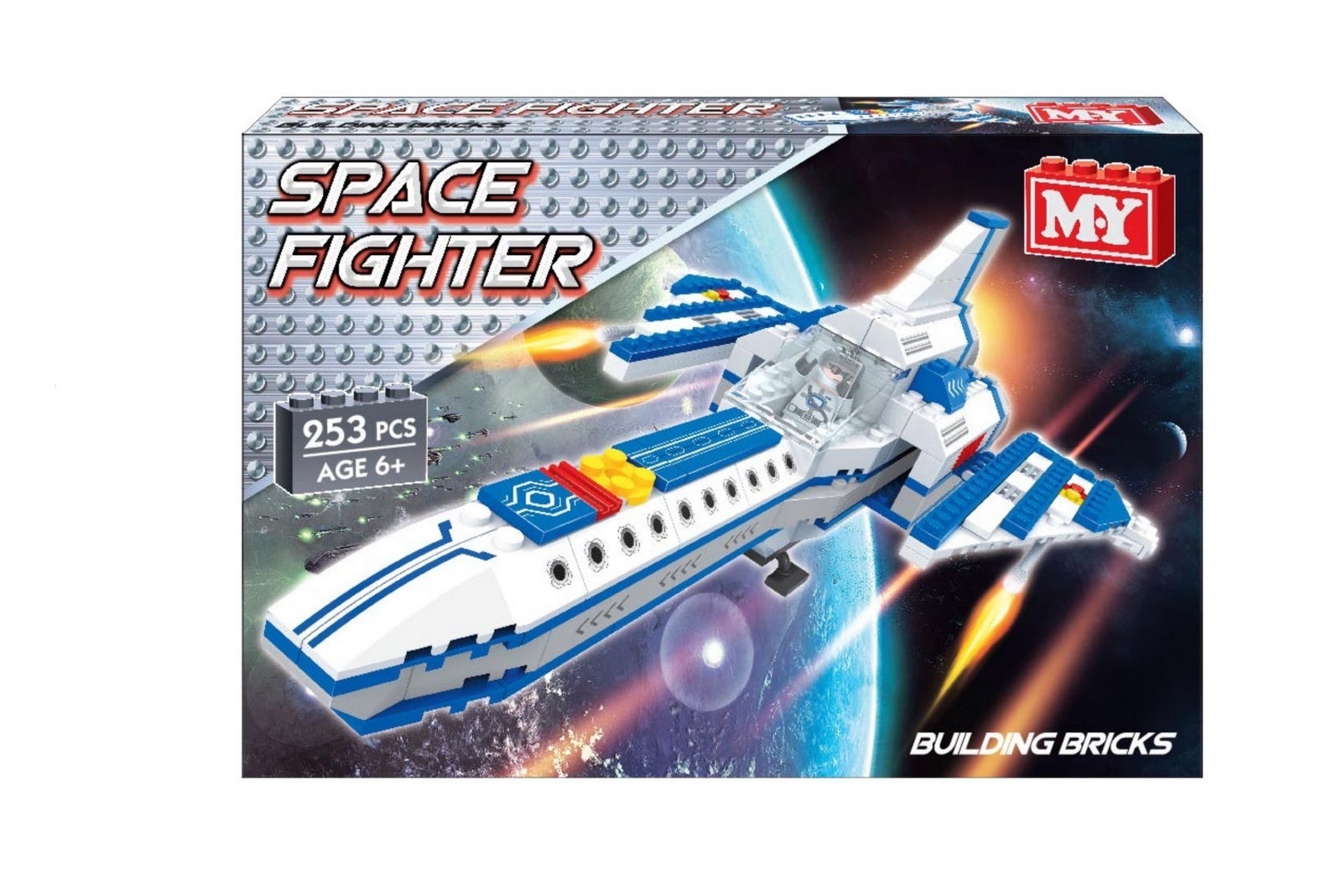 Space Fighter Building Bricks (253pcs)