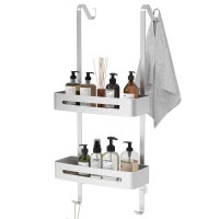 L.T. Williams Over Screen Shower Caddy - Silver