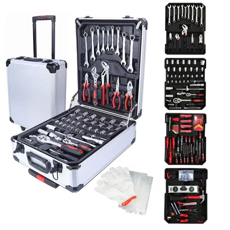 Buy 499PC Tool Kits Household Tools Kit Box Trolley Carry Toolbox