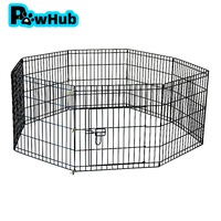 PawHub 42" 8 Panel Pet Playpen Portable Exercise Metal Cage Fence Dog Pen