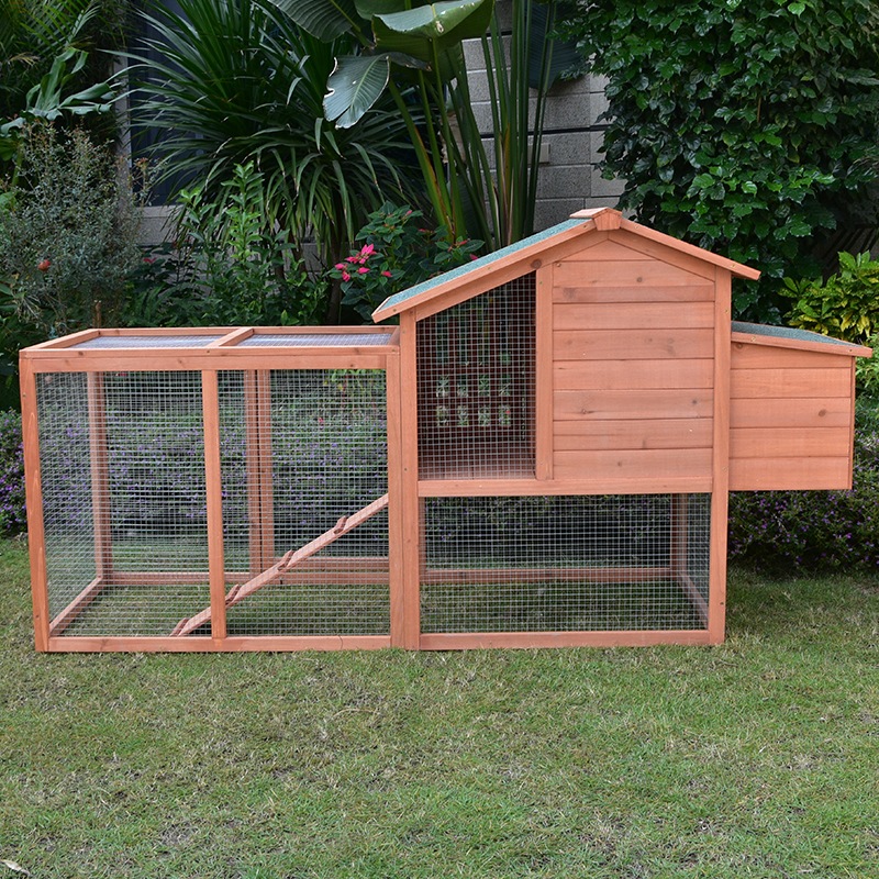Buy PawHub Extra Large Wooden Chicken Coop Rabbit Hutch Hatch Box With