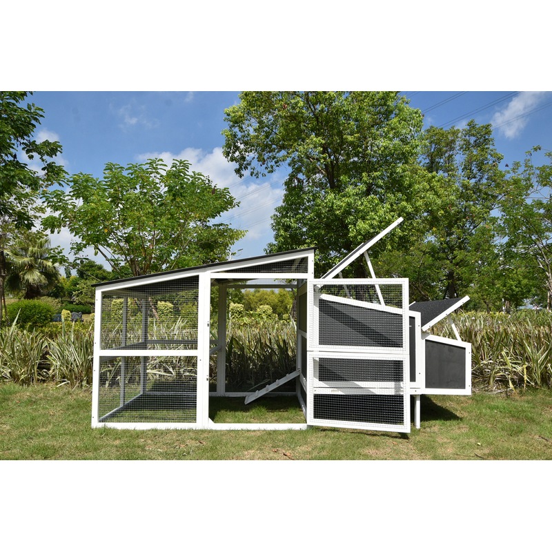 Buy PawHub Extra Large Wooden Chicken Coop Rabbit Hutch Hatch Box With