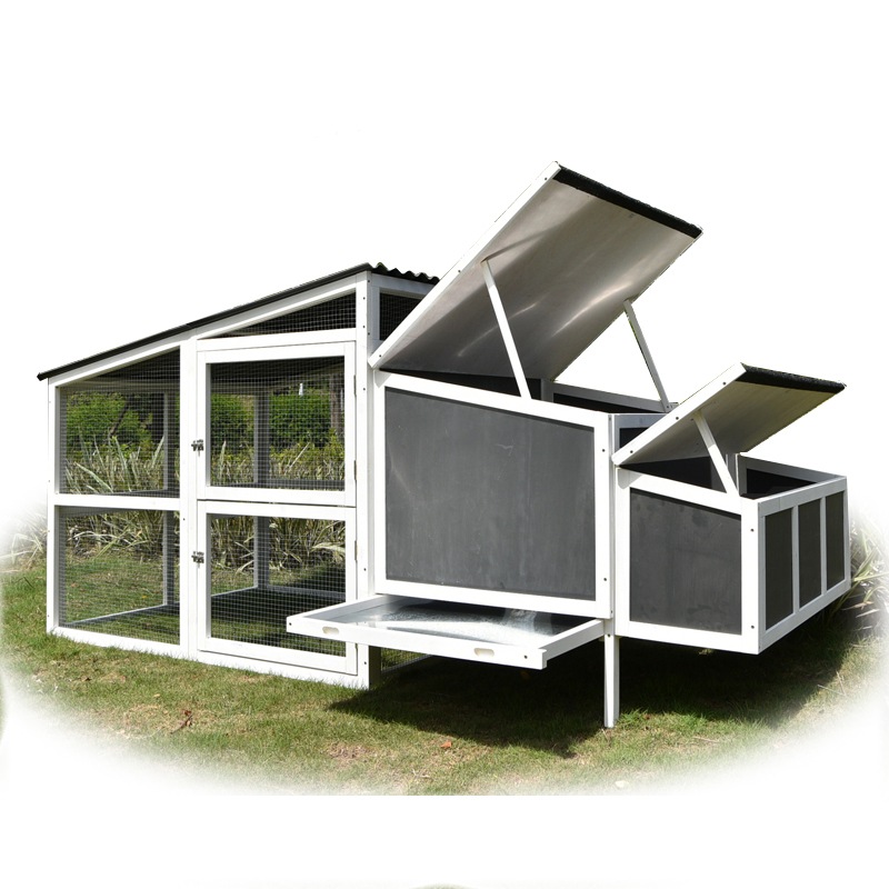 Buy PawHub Extra Large Wooden Chicken Coop Rabbit Hutch Hatch Box With