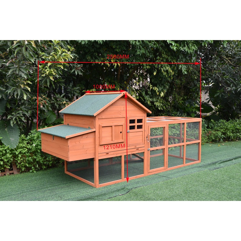Buy PawHub Extra Large Wooden Chicken Coop Rabbit Hutch Hatch Box With