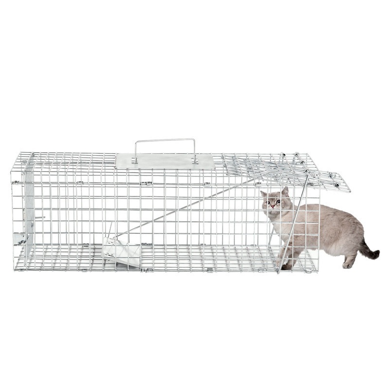 Buy Galvanized Steel Possum Cage Trap Cat Rabbit Bird Animal Dog Hare ...