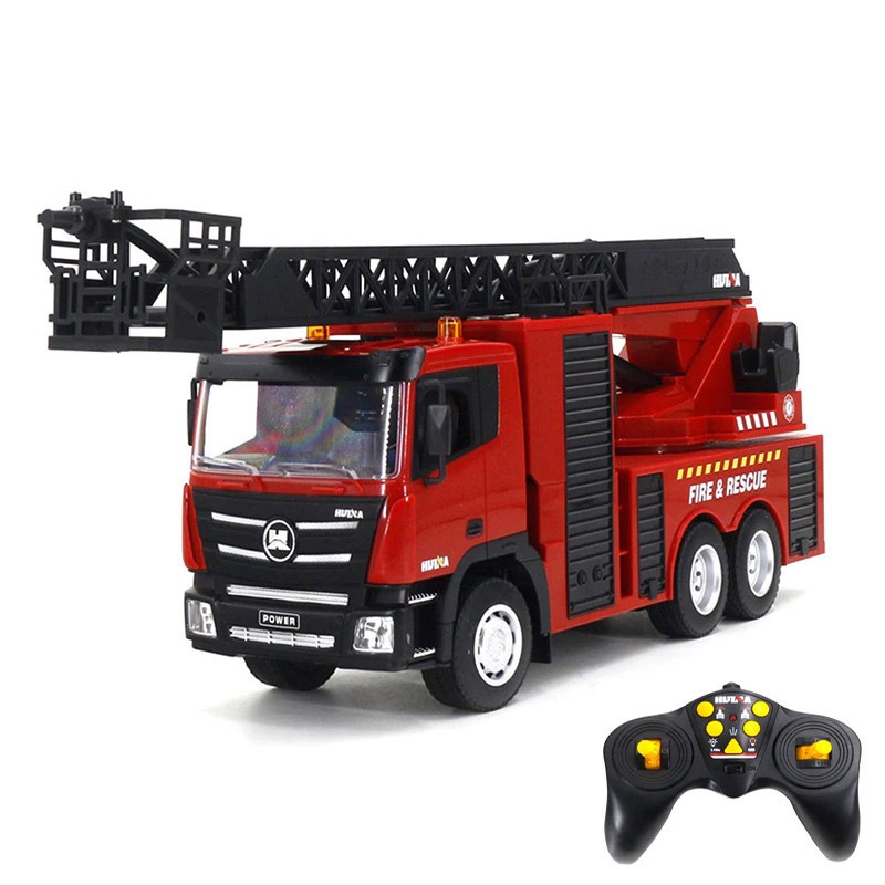 Buy Huina 1361 1/18 9CH Remote Control Fire Engine Truck Rescue RC Car