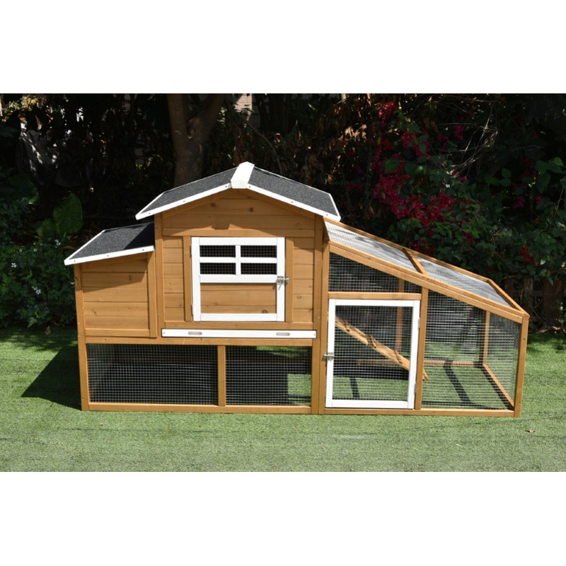 Buy PawHub Large 2 Meters Wooden Chicken Coop Rabbit Hutch Guinea Pig