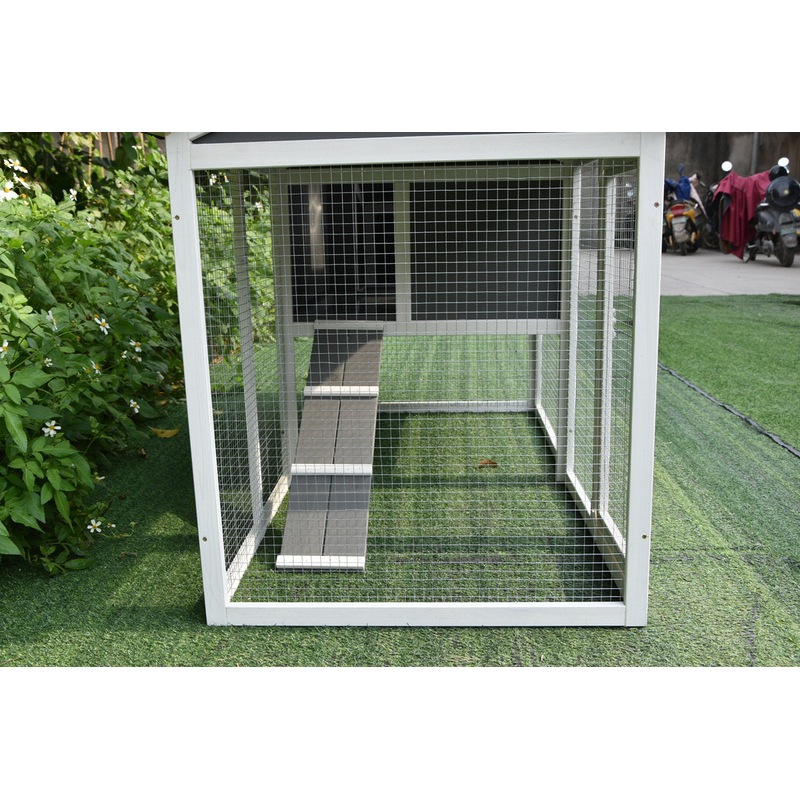 Buy PawHub Extra Large Wooden Chicken Coop Rabbit Hutch Hatch Box With