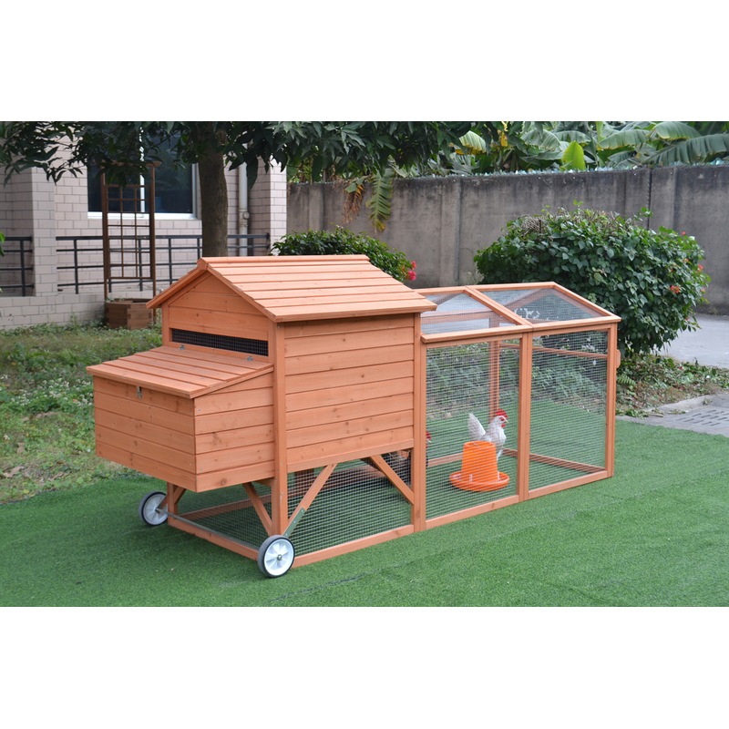 Buy PawHub Extra Large Wooden Chicken Coop Rabbit Hutch Hatch Box With
