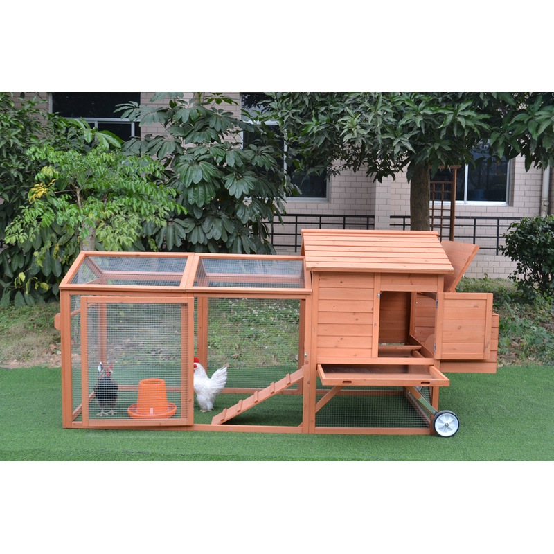 Buy PawHub Extra Large Wooden Chicken Coop Rabbit Hutch Hatch Box With