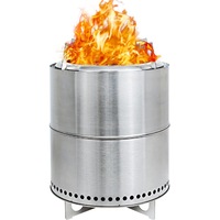 Potable Camping Cooking Split Stove Fire Pit Burner Stainless Steel Wood Burning