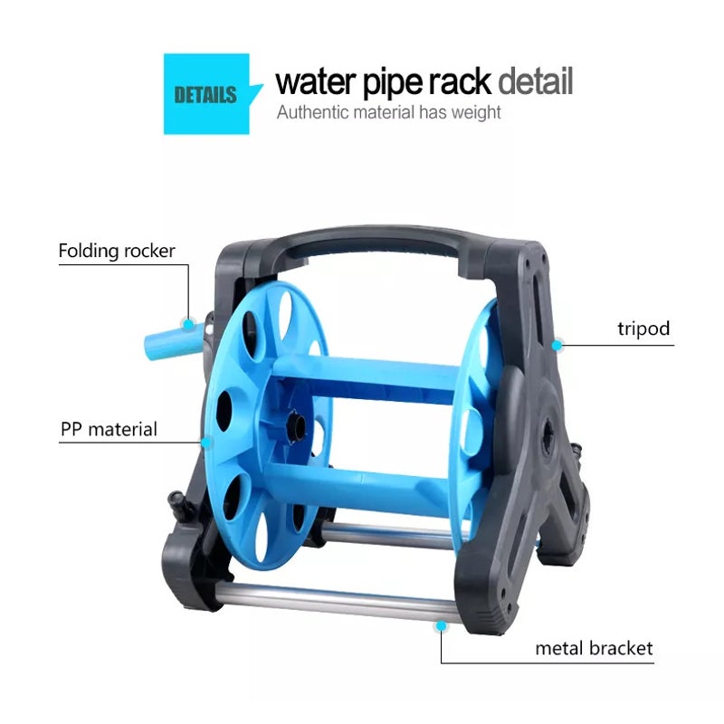 Seesa Mini Portable Plastic Aluminium Garden Water Hose Reel