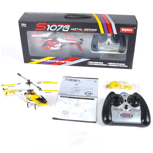 Buy Syma S107 S107G 3.5Ch Remote Control Led Light Rc Helicopter With Gyro MyDeal