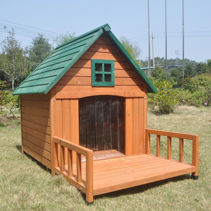Xxxl Large Dog House Kennel Pet Timber Wooden With Decking - Buy Dog ...