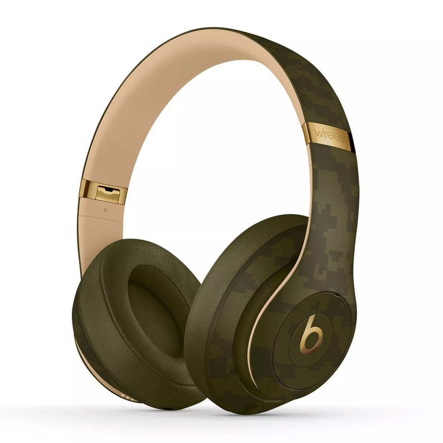 Beats Studio 3 Wireless Over-Ear Headphone Camo Collection - Forest Green