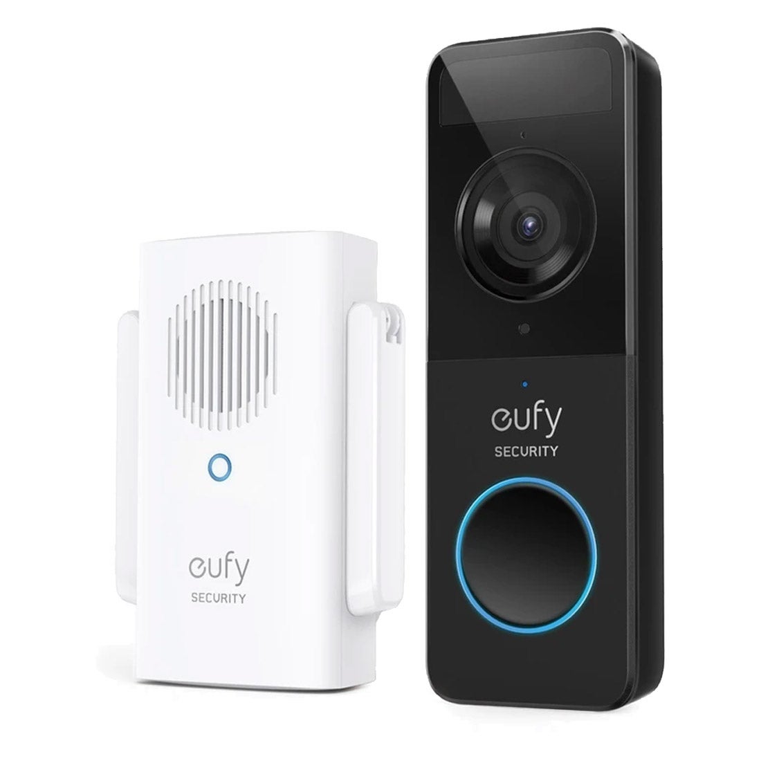 eufy Security Slim 1080P Doorbell 2K (Battery) with Homebase Mini Repeater E8220CW1