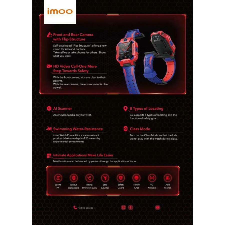imoo Z6 Kids Watch Phone W1818AO - Limited Edition