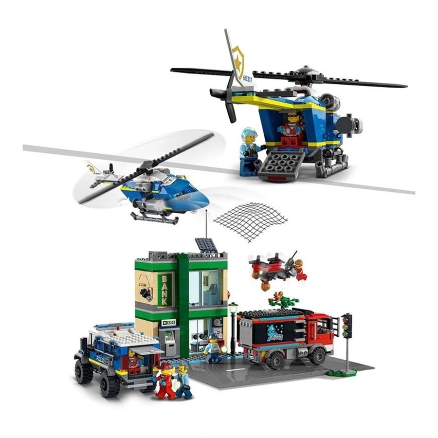LEGO City Police Chase at The Bank Kids Building & Construction Toys (60317)