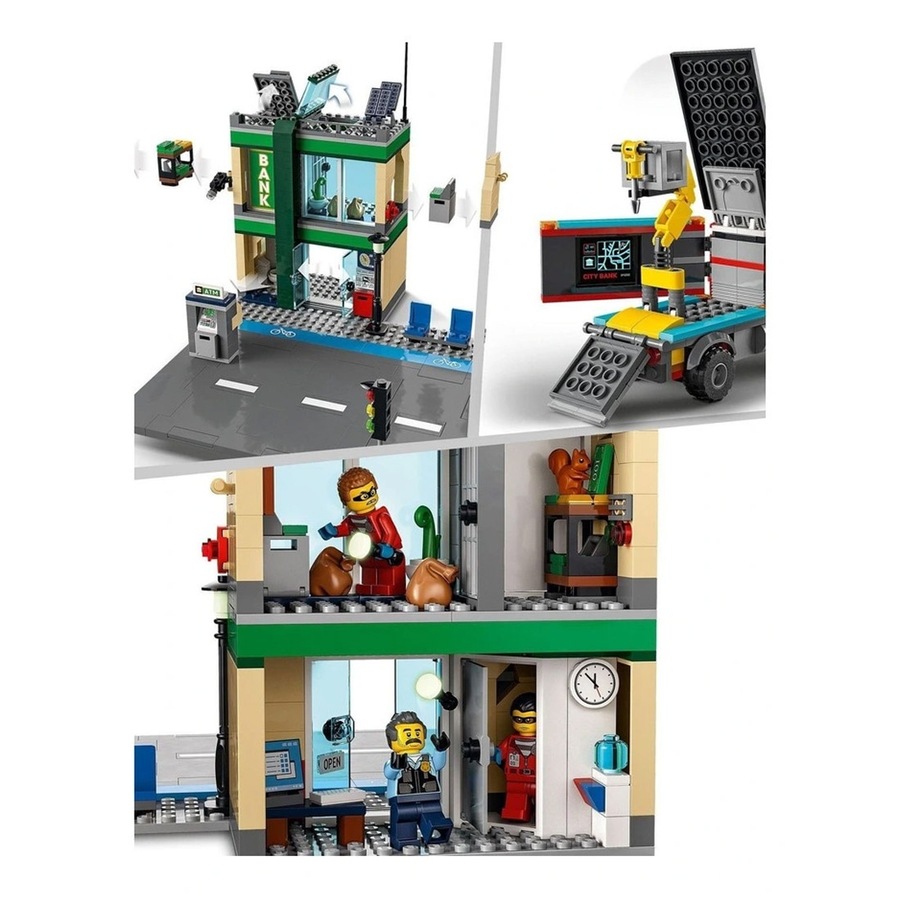 LEGO City Police Chase at The Bank Kids Building & Construction Toys (60317)
