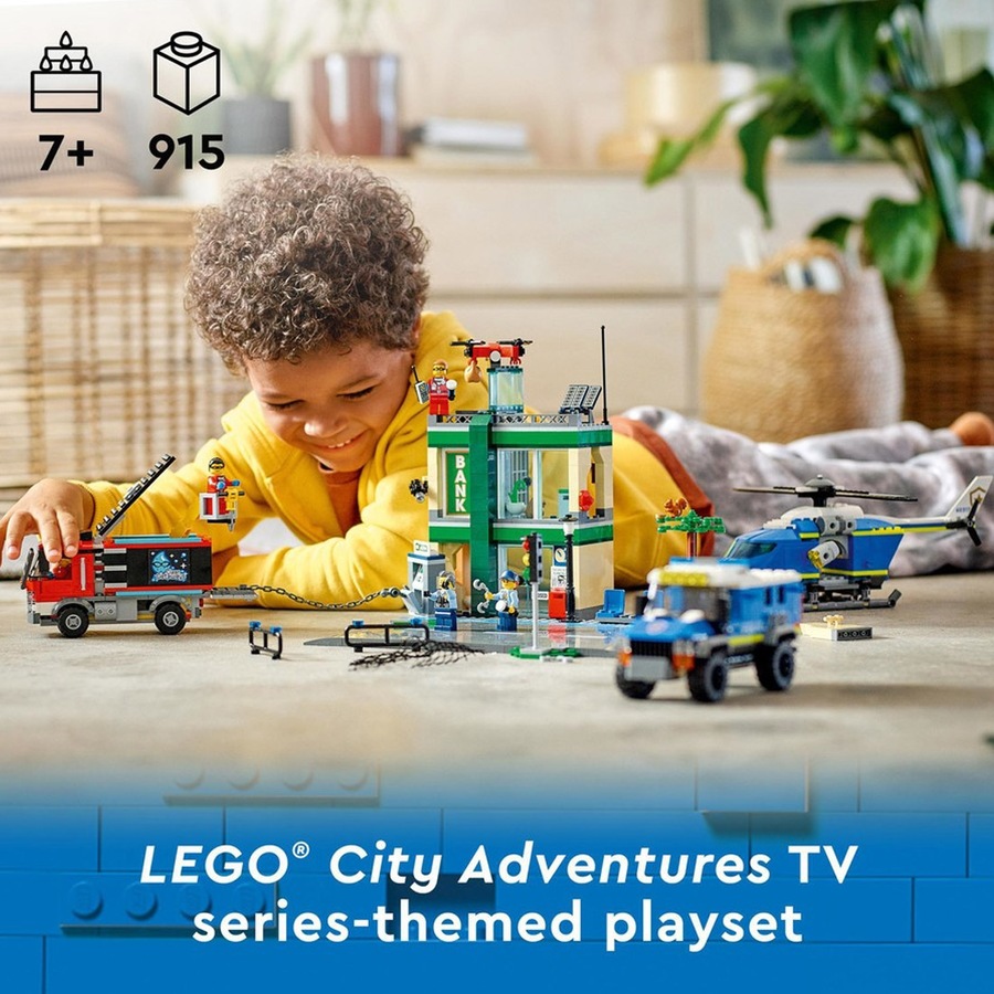 LEGO City Police Chase at The Bank Kids Building & Construction Toys (60317)