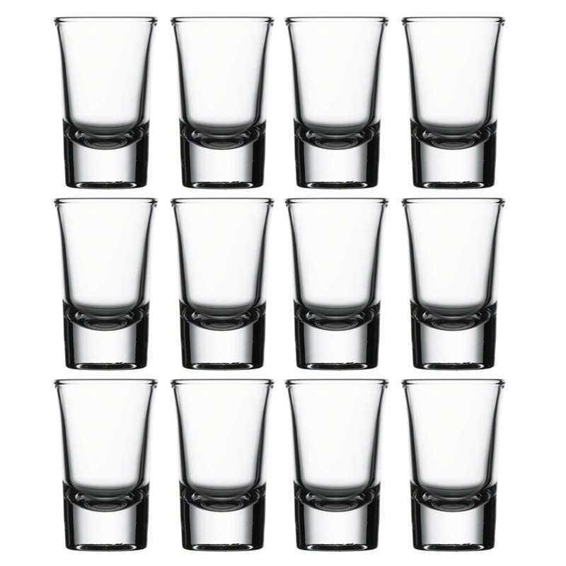 Buy 12pc Pasabahce Boston 40ml Shot Glass Drink Cup Whiskey Liquor