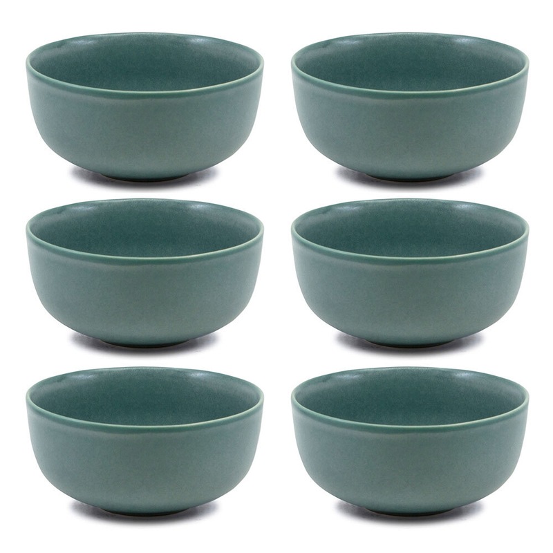 Buy 6x Salt & Pepper Hue Kitchen Tableware 14cm Stoneware Breakfast