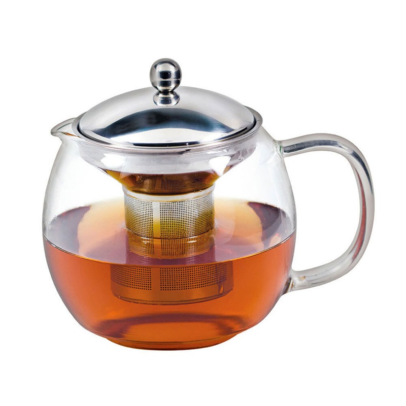 Avanti 1.5L Ceylon Glass Teapot w/ Removable Stainless Steel Infuser ...