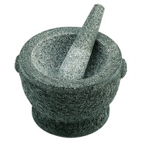 Avanti 20cm Rough Mortar and Pestle Granite Herb/Spice Grinding/Mixing Bowl/Tool