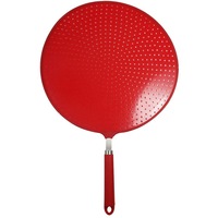 Avanti 33cm Silicone Oil Splatter Screen Kitchen Cooking Splash Guard Large Red