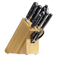 Avanti 9pc Perfekt Knife Block Stainless Steel Cutlery Kitchen Set Chef Knives