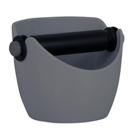 Avanti Knock Box Coffee Barista Accessory Compact Anti Slip Grind Tamper Grey